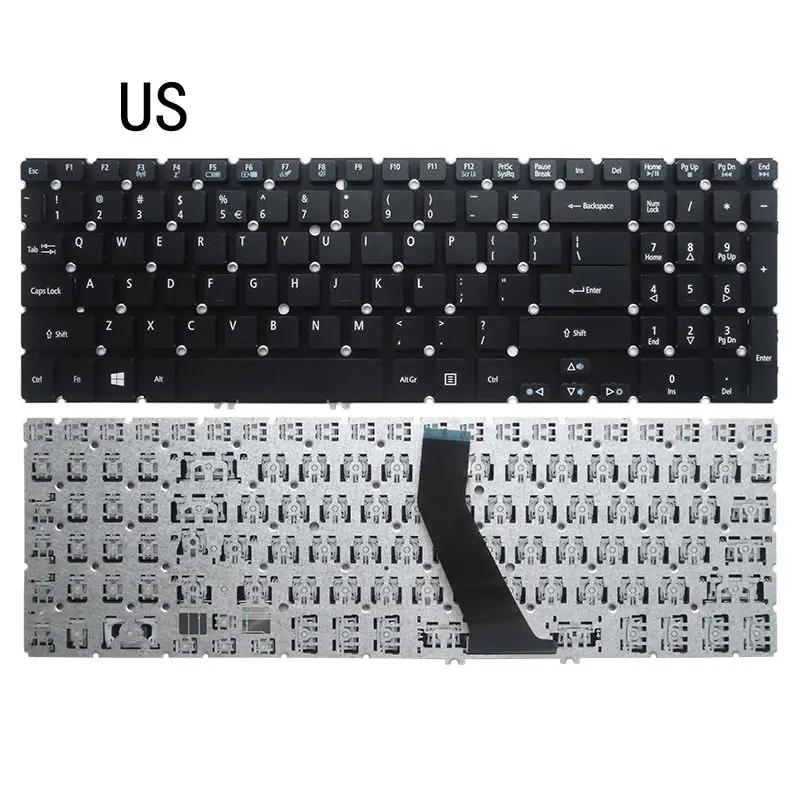 NEW US/SP LAPTOP KEYBOARD FOR ACER Aspire M3-581 M5-581 581T 581G V5-531 531G 551 551G 571 571G 571P 531P