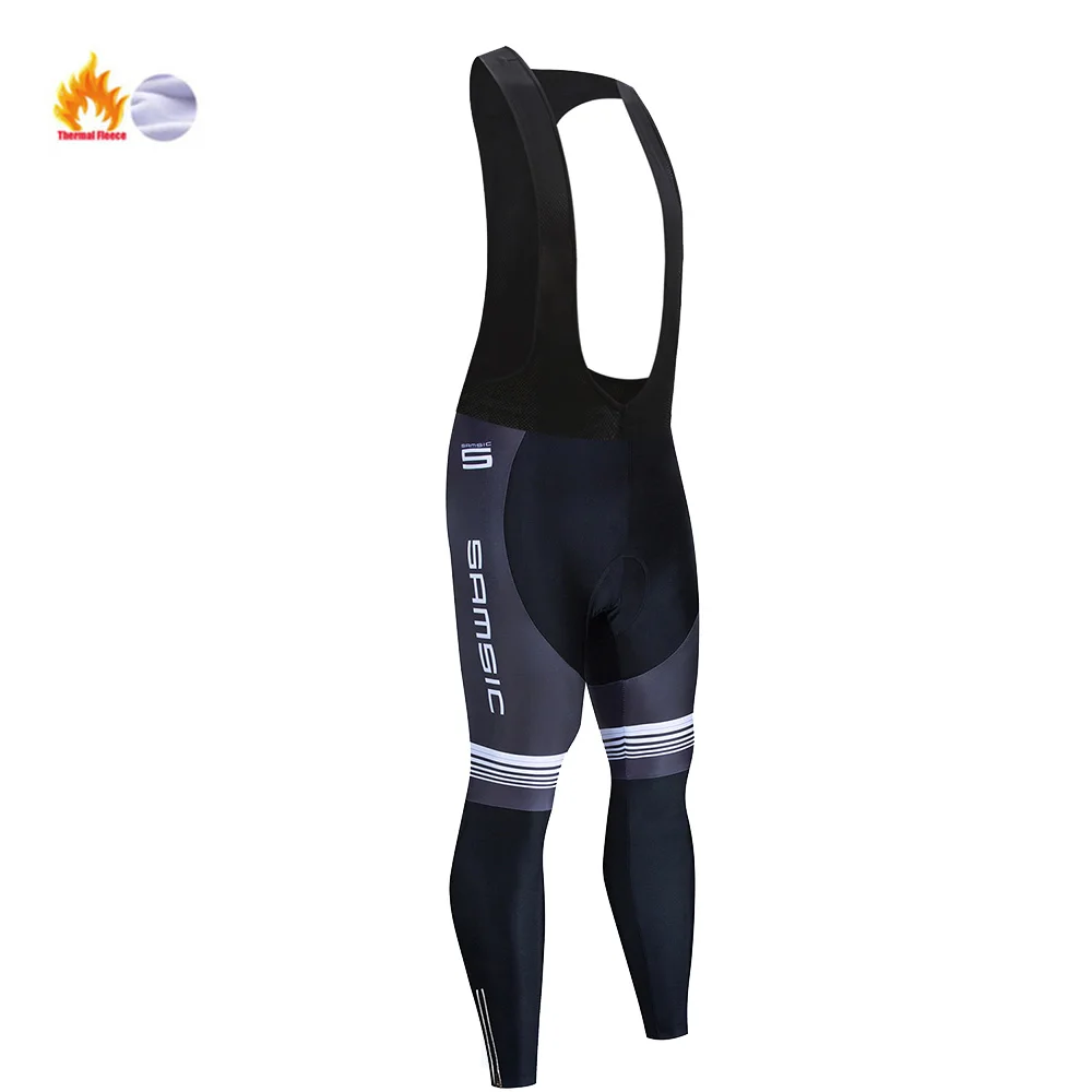 ARKEA Winter Fleece Thermal Men Cycling Tights Pants motion Outdoor Wearable Bib Pants 19D Gel Pad Shockproof Bike Trousers