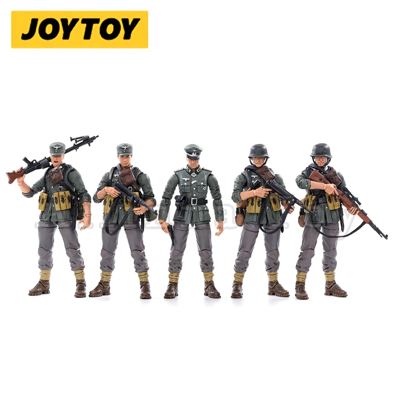 JOYTOY 1/18 3.75 Nhân Vật Hành Động (5 Cái/bộ) Thời Thế Chiến I Đức Wehrmacht Núi Sư Đoàn Anime Bộ Sưu Tập Mô Hình Quân Sự Miễn Phí Vận Chuyển