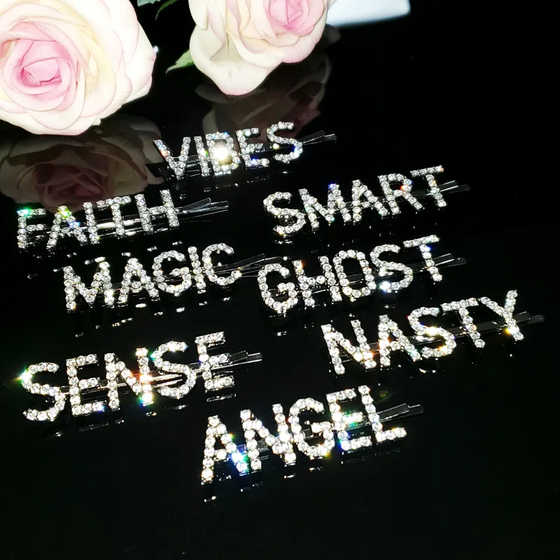 New Arrival Word Hairclips 