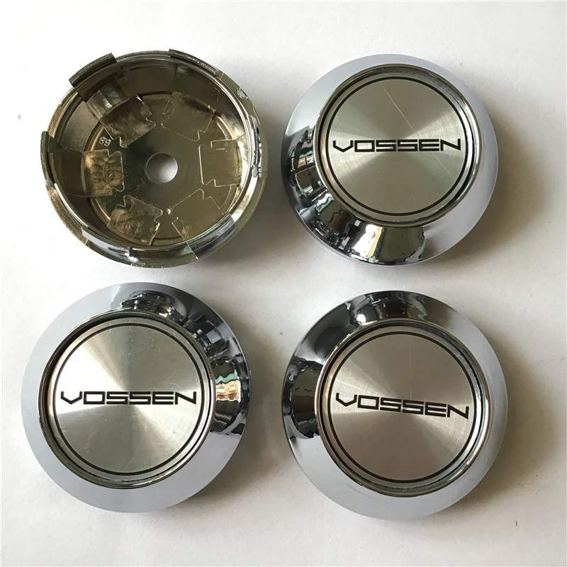 4Pcs 68mm For VOSSEN  Wheel Center Hub Caps Car Styling Cover 45mm Emblem Badge Logo Auto Rims Cover Accessories