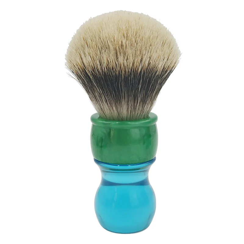 

dscosmetic 26mm 2band badger hair shaving brush with blue handle