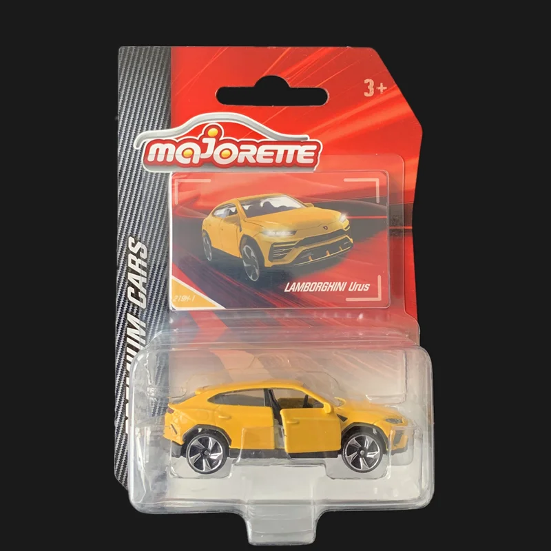 Majorette car 1/64 Lamborghini Urus Two doors can open Collection of die-casting simulation alloy model car toys