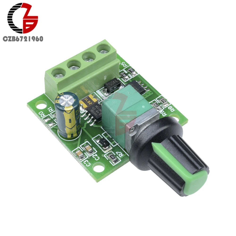 1.8-15V 2A Voltage Regulator DC Motor Speed Controller Regulator Smooth Soft Start Brushless Motor Speed Control Power Regulator