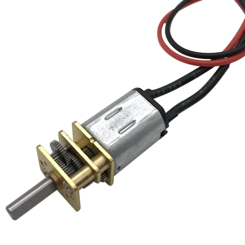 N20 Mini DC Geared Motor 3V 6V 12V Low Speed To High Speed 15-500RPM In DC Motor Adjustable Speed And Reversed With Welding Line