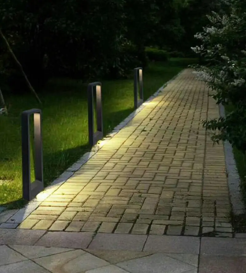 Luz LED para paisajes, decoración impermeable para exteriores, patio, camino, Villa, jardín, bolardo, lámparas de césped