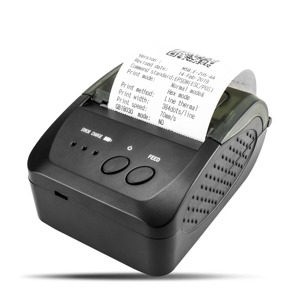 

Bluetooth Thermal Receipt Printer 58mm Pocket Ticket/Bill Printer support Android IOS for ESC/POS terminal RD-D58