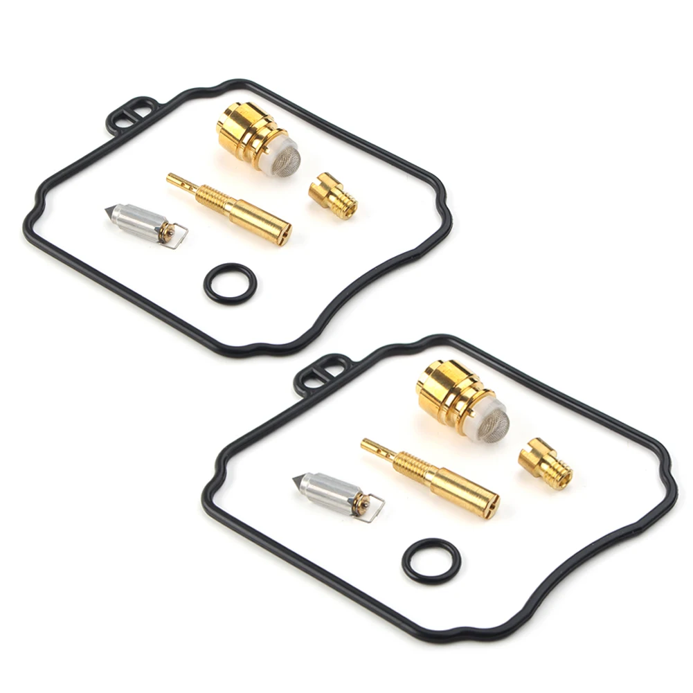 2 Sets Motorcycle Carb Carburetor Rebuild Repair Kits for Hyoung gv250 aquila a V2C-2 tgteus