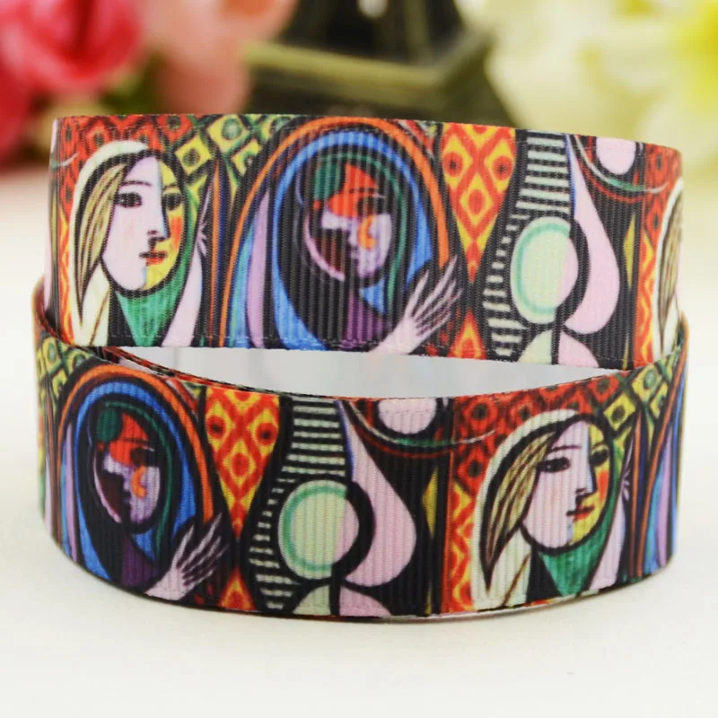 22mm 25mm 38mm 75mm Ruban satin Painting Cartoon Character printed Grosgrain Ribbon party decoration 10 Yards Mul104