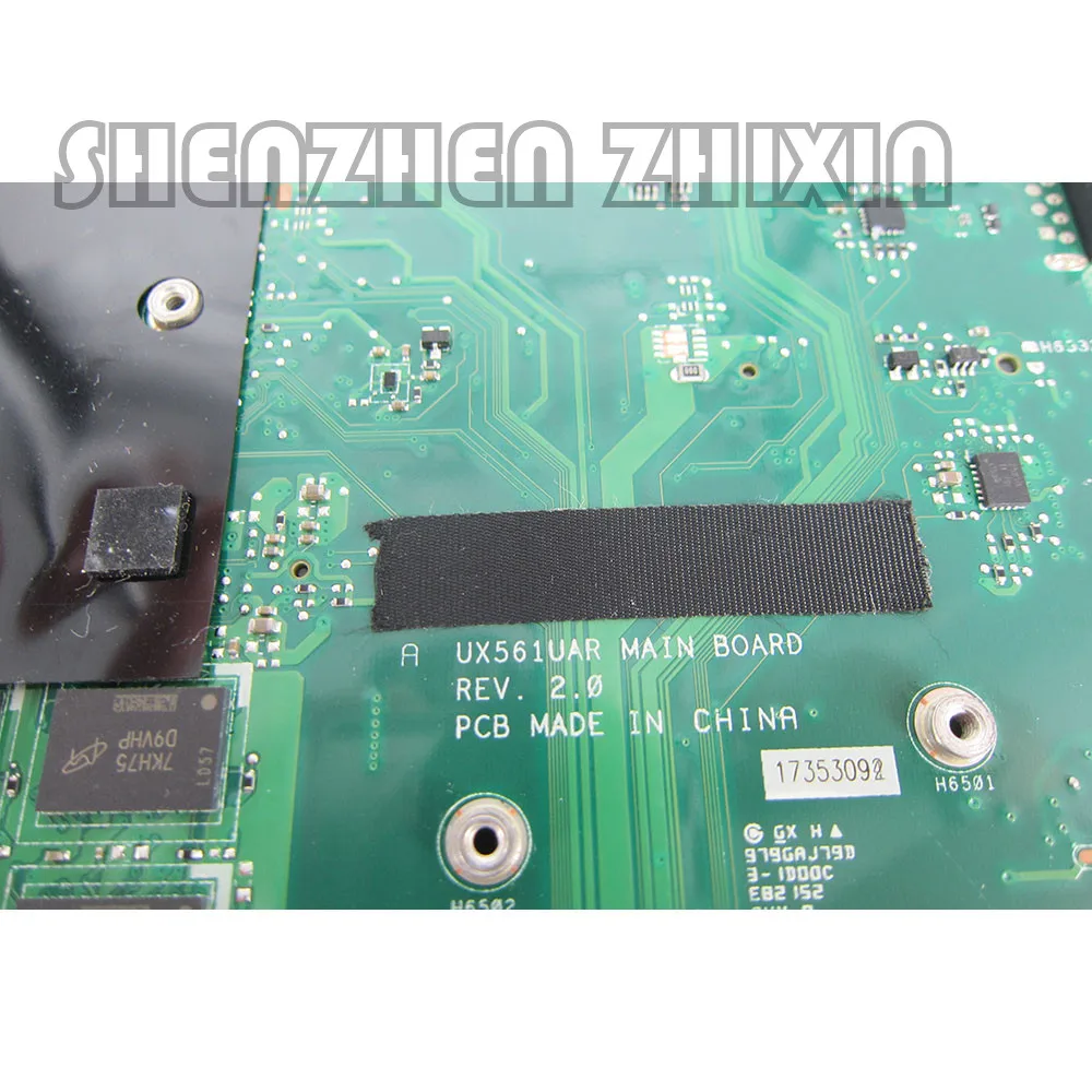 

yourui For ASUS ZenBook Flip UX561UA Laotop Motherboard with I7-8550U CPU 8G RAM REV2.0 UX561UAR Mainboard full test
