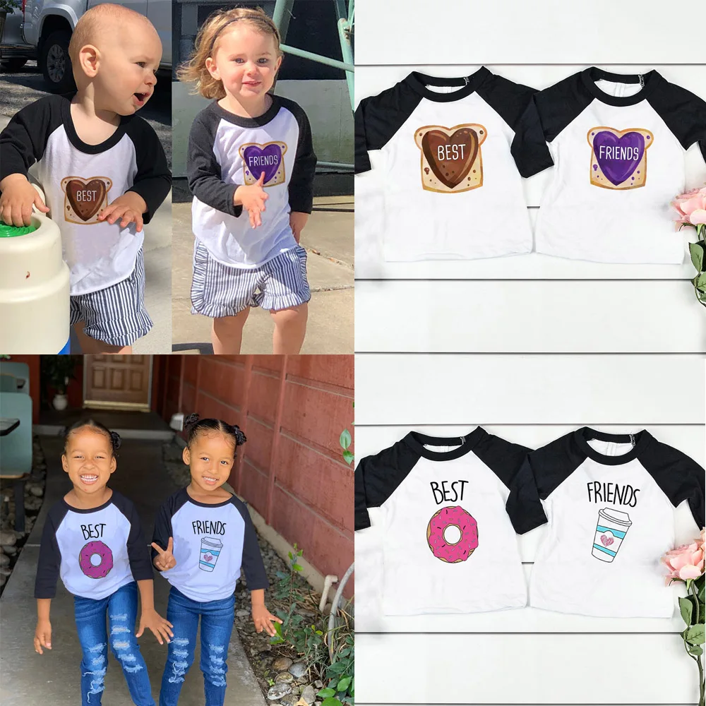 

Best Friend Shirts Peanut Butter and Jelly Shirts Best Friends Raglan Tee Best Friends Forever Twins Baby Gifts Long Slee Wear