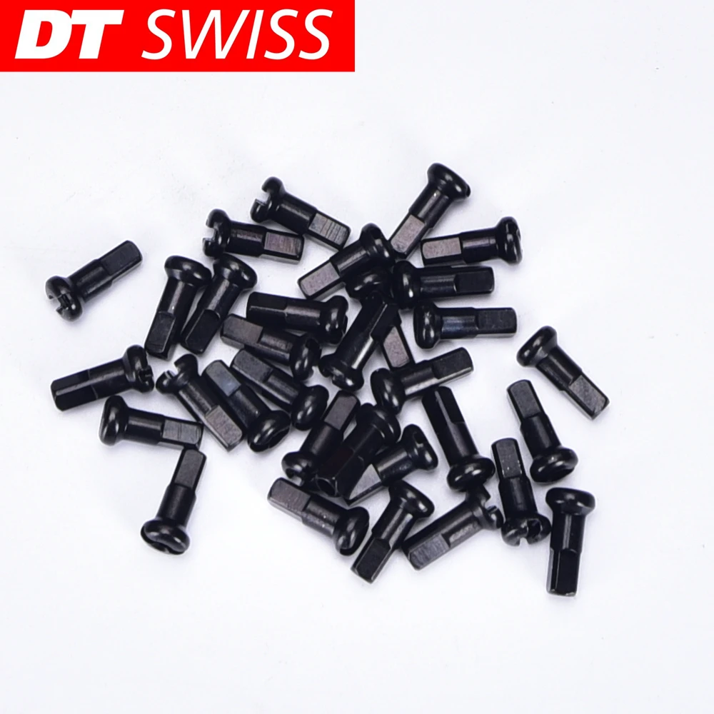 DT Swiss Pro Lock Spoke brass Nipple 2.0mm  14G 12MM Black NEW