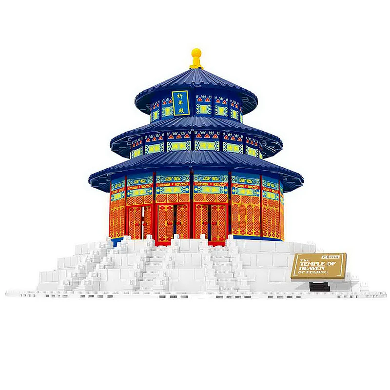 

1052pcs The TEMPLE OF HEAVEN OF BEIJING World's Great Architecture Model Building Blocks Assembly Bricks Toys Gifts Collection