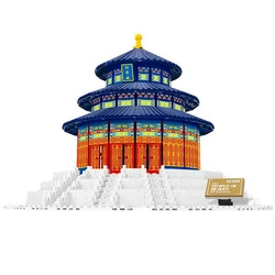 1052pcs The TEMPLE OF HEAVEN OF BEIJING World's Great Architecture Model Building Blocks Assembly Bricks Toys Gifts Collection