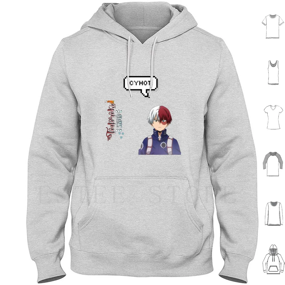 Todoroki Bundle Hoodies Long Sleeve Todoroki Anime Shoto Todoroki Manga Icyhot