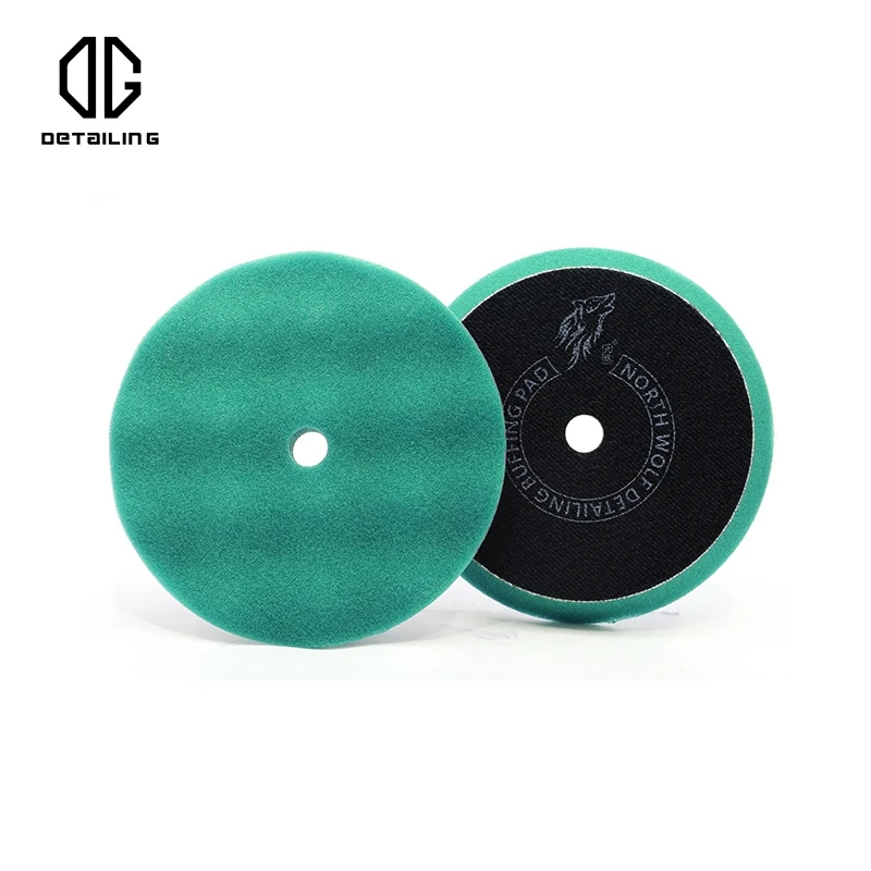 High Quality Wave Foam Car Buffing Pad Heavy Cut Germany Foam Polishing Pad For Auto Detailing