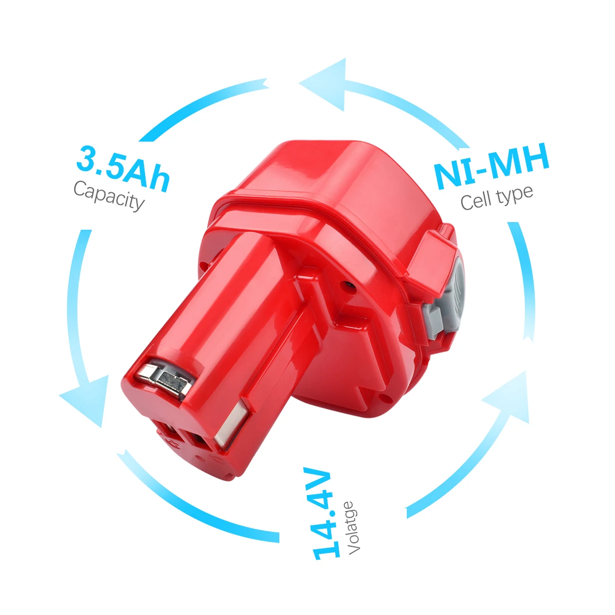 14.4V 3500mAh Replacement Bateria For Makita Rechargeable Battery PA14 1422,1420,192600-1, 6281D,6280D Power Tools