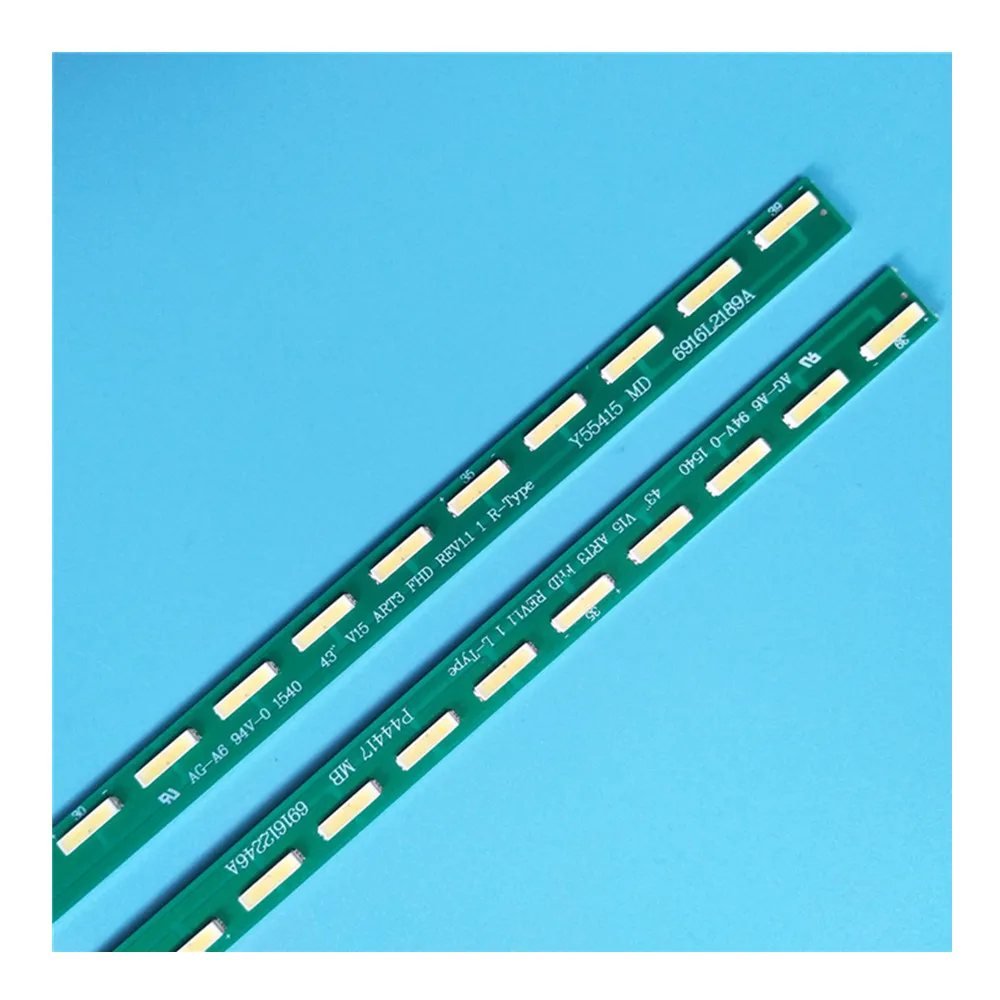 

New 2pcs 39LED 468mm LED backlight strip for LG 43 V15 ART3 FHD R L 43LX540S 6922L-0145A 6916L2247A 6916L2246A LC430EUE FH M3