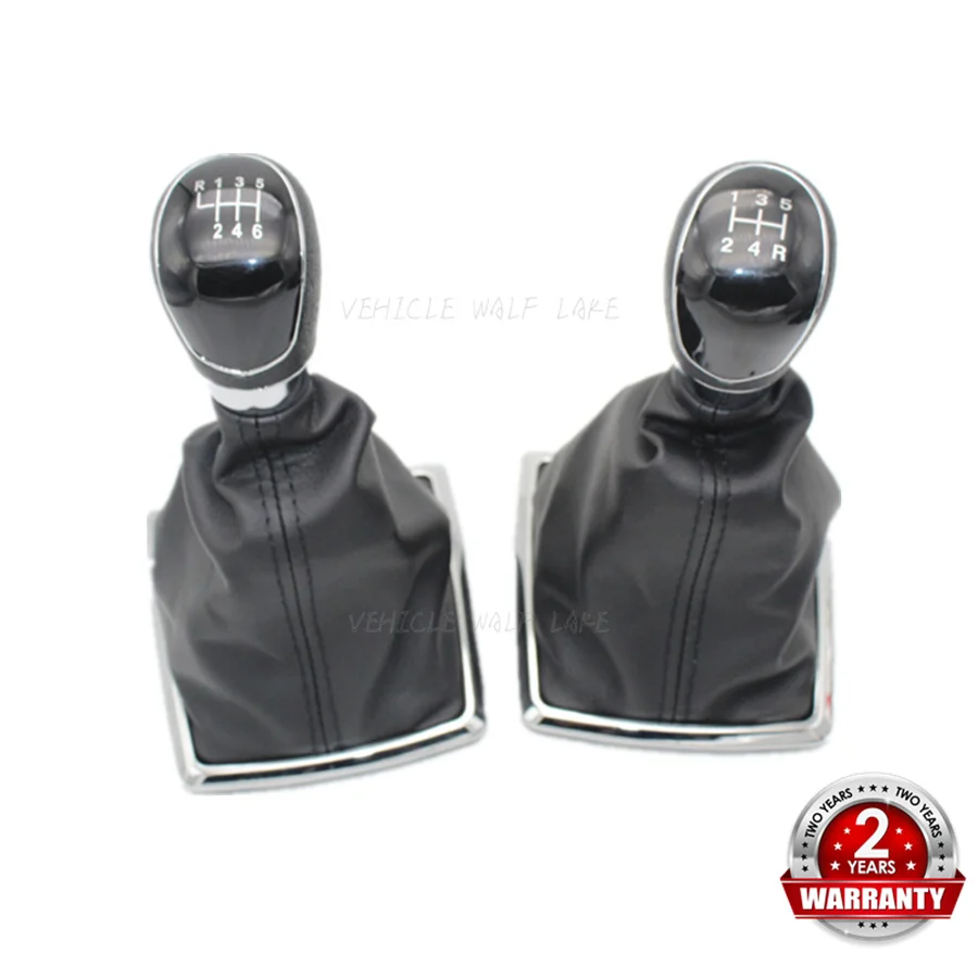 For Ford Focus MK2 2005 2006 2007 2008 2009 2010 2011 Car-styling 5 Speed 6 Speed Gear Stick Shift Knob PU Leather Gaiter