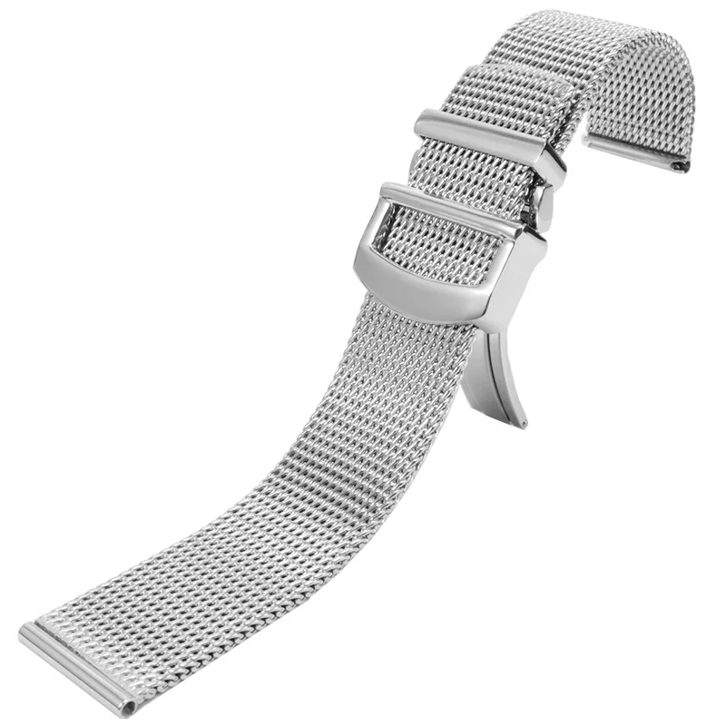 CICIDD Fine Steel Strap Suitable For IWC Men's Stainless Steel Watch Chain 20mm 22mm Silver Watchband Gift Tool