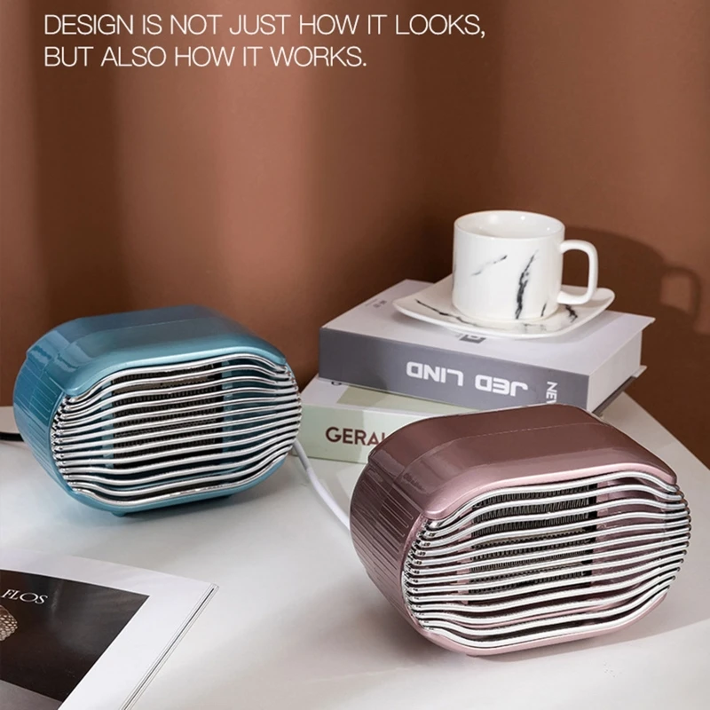 Điện Quạt Để Bàn Làm Nóng Nhanh Tiết Kiệm Điện Ấm Cho Mùa Đông Văn Phòng Mini Di Động Mâm Nhiệt