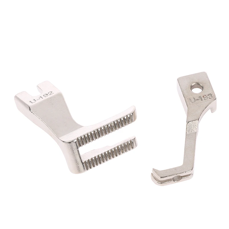 U192 U193 Standard Walking Foot with Teeth for Industrial Sewing Machine Piping Cording Welt Feet Replacement Presser Foot