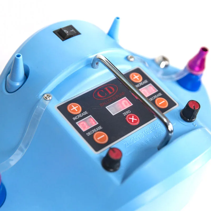 Inflador de globos CD-608, con temporizador Digital, 220V, bomba eléctrica de precisión