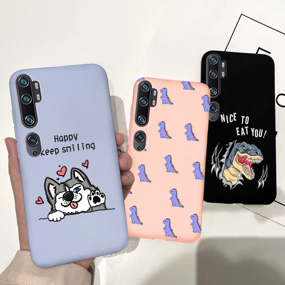 Xiaomi CC9 Pro Mi Note 10 Note10 Pro 케이스 커버 캔디 실리콘 소프트 폰 Xiaomi Mi Note 10 10Pro 용 보호 뒷면 커버