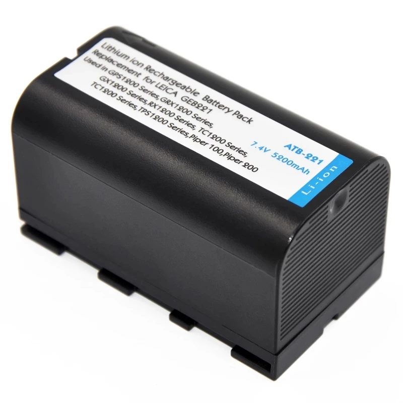 

5200mAh GEB 221 GEB221 Battery For Leica ATX1200 ATX1230 GPS1200 GPS900 GRX1200 Piper 100 200 TC1200 TPS1200 CS10 CS15 GS20 VIA