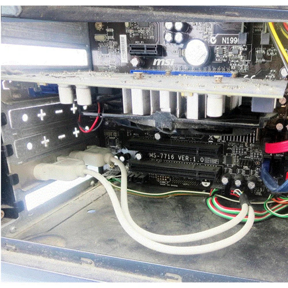 Cable de extensión de soporte de cabezal de placa base USB 2,0 a 9 pines de 4 puertos para soporte de Panel trasero de ordenador adaptador de gran oferta de 9 pines más nuevo