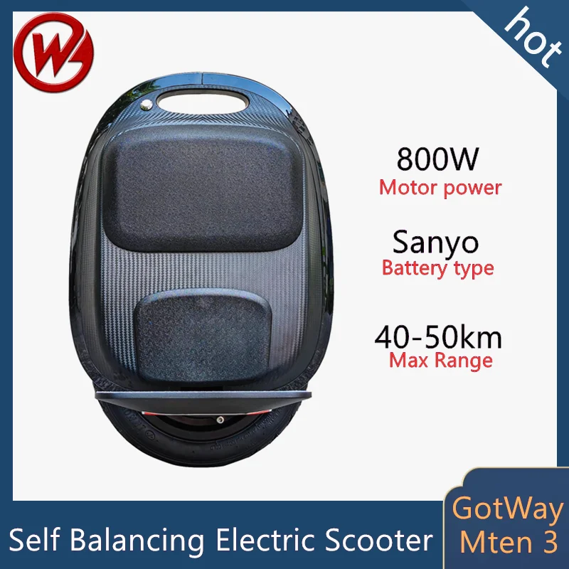 

Begode Gotway Mten 3 10" Self Balancing Electric Scooter 800W Motor 84V 425Wh / 512Wh Battery Unicycle Skateboard Hoverboard