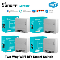 SONOFF Mini R2 DIY Wifi Smart Switch Timer Wireless Switches Smart Home Automation Compatible With Alexa Google Home eWelink App