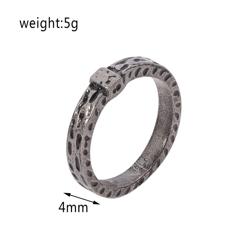 Vintage Temperament Jewelry A Rings Outlander Themed Charm Rings Handmade Retro Wristhand Chain For Women Men Fans Gift