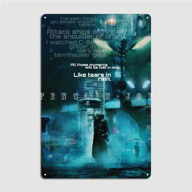 Blade Runner 2049 Poster Metal Plaque Cinema Kitchen Plaques Party Vintage Tin Sign Posters