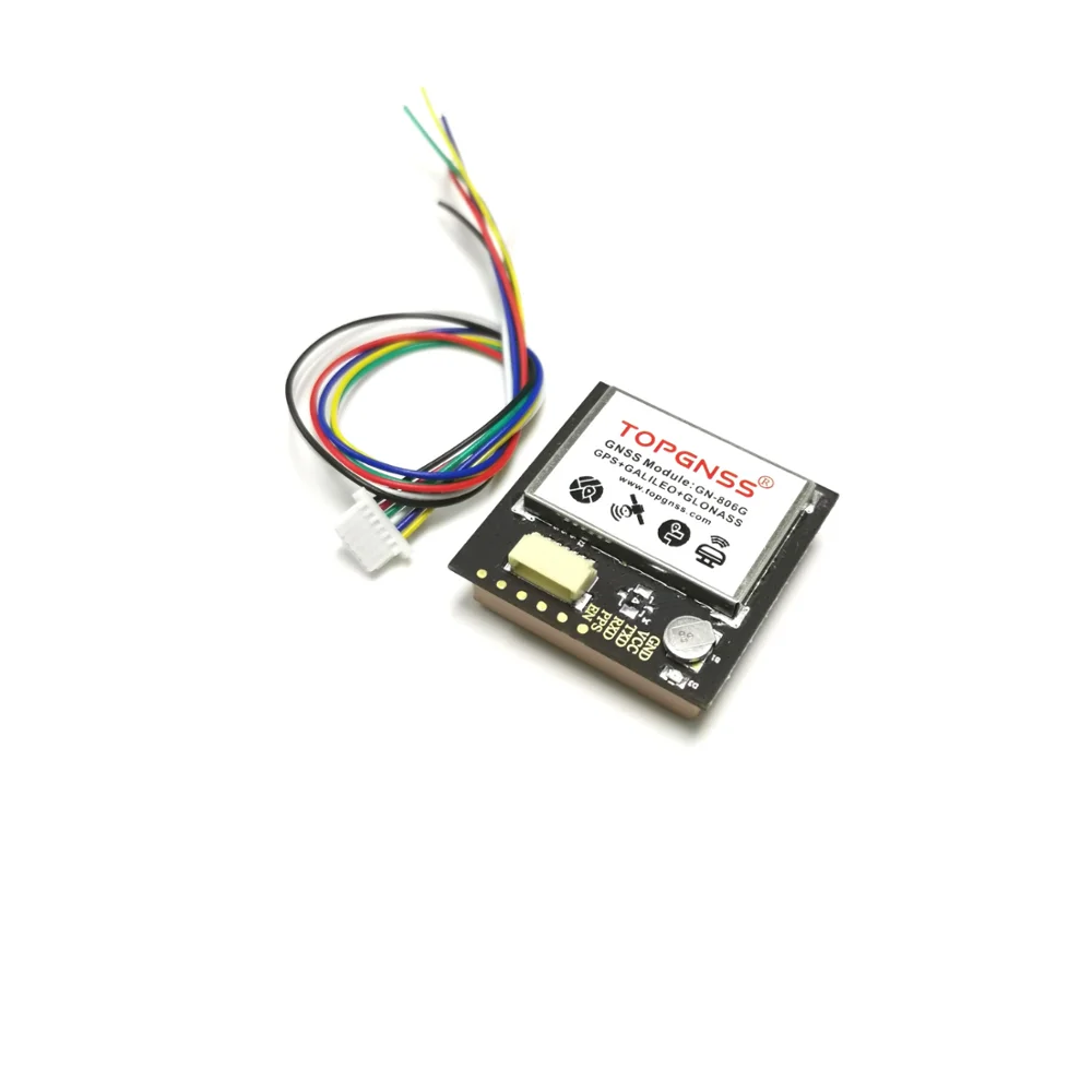 New 3.3-5V UART GPS GALILEO GLONASS Dual Mode GNSS Module Receive GN-806G , Built-in FLASH,NMEA0183  TOPGNSS