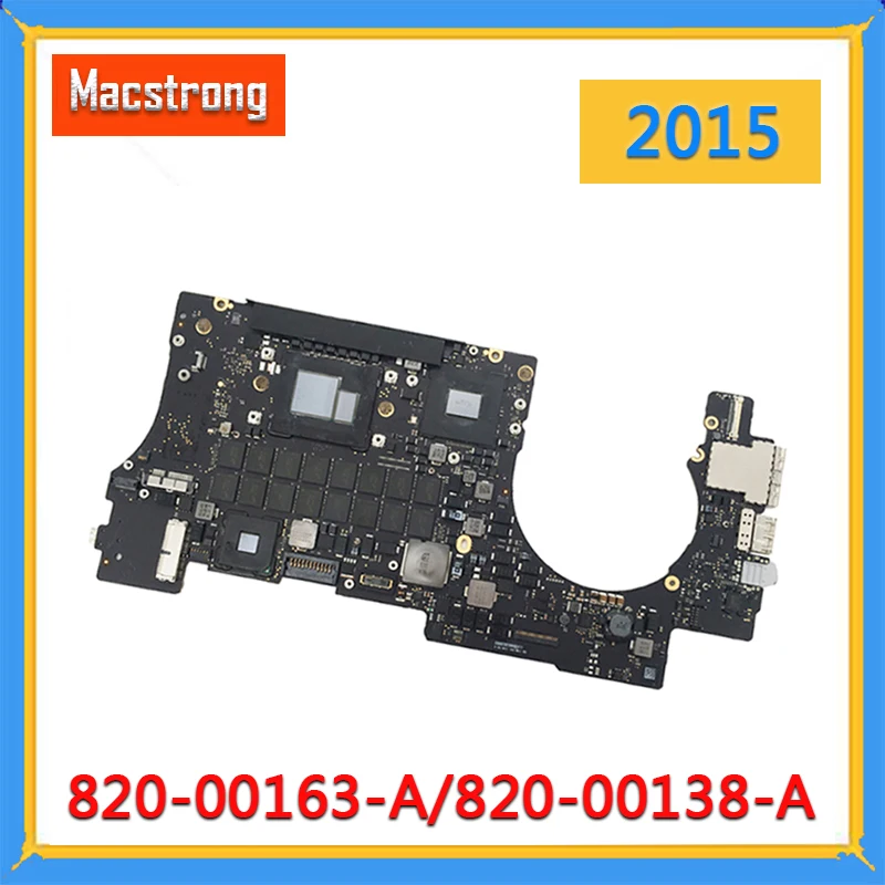 Original A1398 Motherboard 2015 820-00163-A for Macbook Pro Retina 15