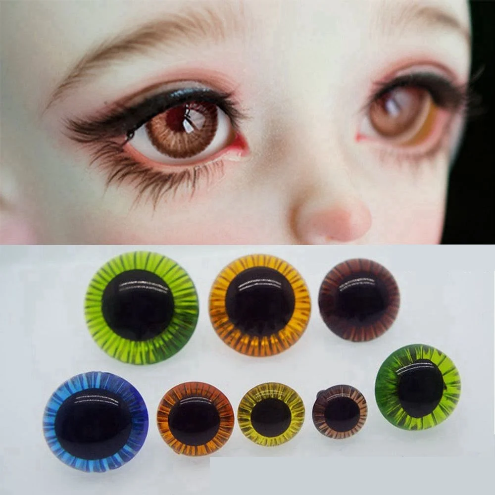 5Pairs Plastic Saftey Eyes For Plush Toys Doll Crafts Teddy Bear Dolls Making Animal Amigurumi Accessories 11/13/15/17/18/23mm