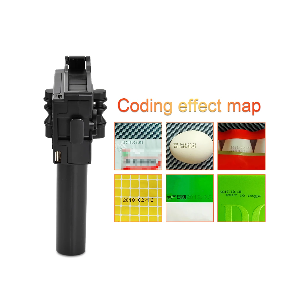 Handheld Printer For Package letter label printing Portable Printer For Aluminum Wood Paper Package Date Code Printer image 6
