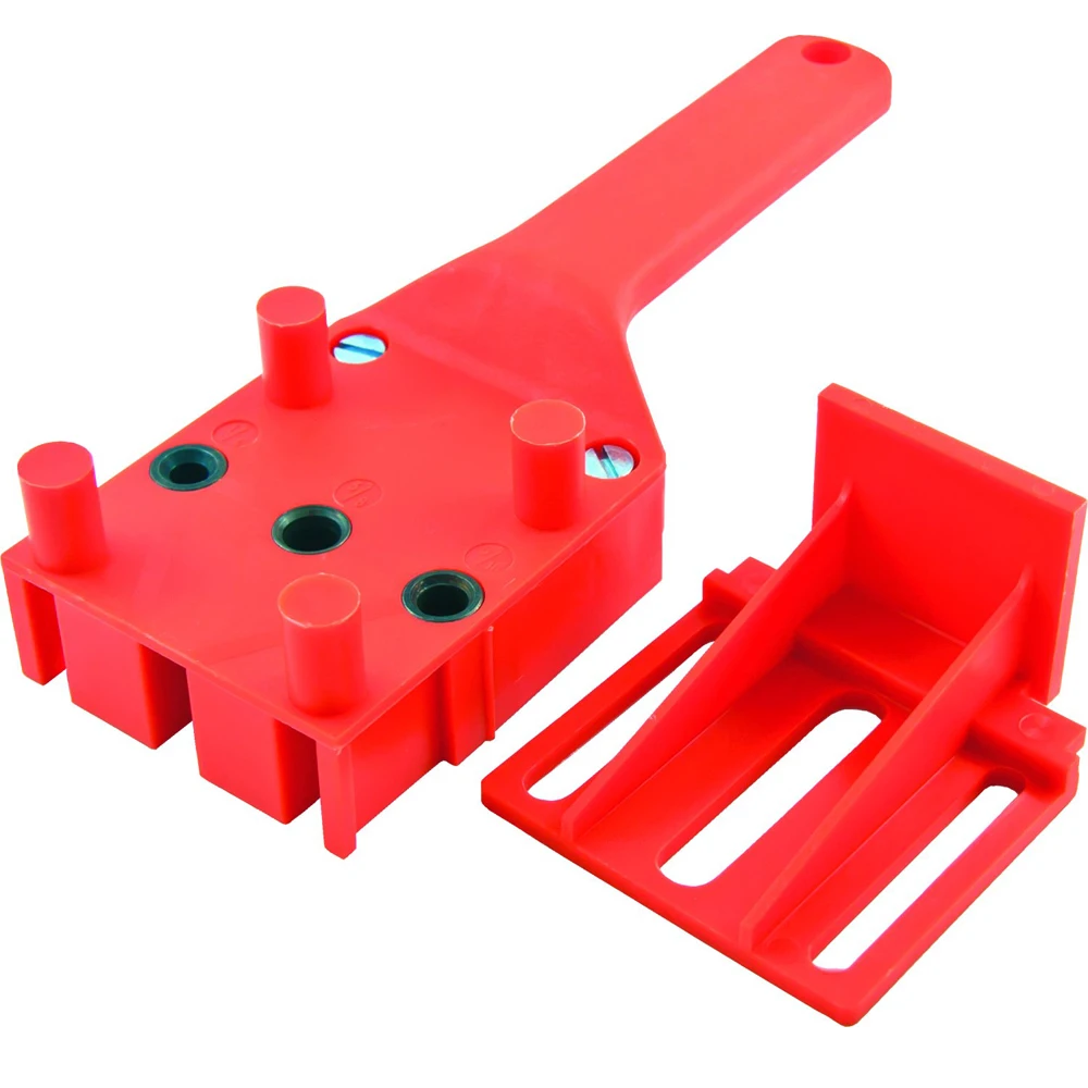 Allsome 6 \ 8 \ 10Mm Houtbewerking Deuvel Jig Boor Gids Metalen Mouw Eenvoudige Tool Voor Houtbewerking Boren Handheld doweling Gat Jig