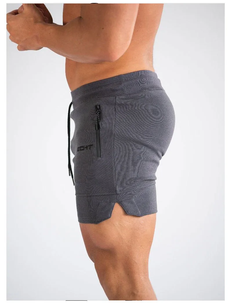 2024 nuovi uomini tasca con Zip Fitness palestre pantaloncini uomo estate Running pantaloni corti uomo Jogger Workout Beach Brand sport Shorts uomo