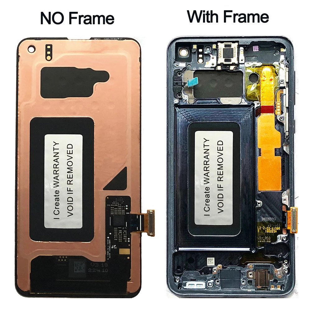 Amoled Volledige Assemblage Voor Samsung Galaxy S10e G970f Lcd Touchscreen Amoled Display Digitaliseren Assemblage Vervanging Geen Brandschaduwen