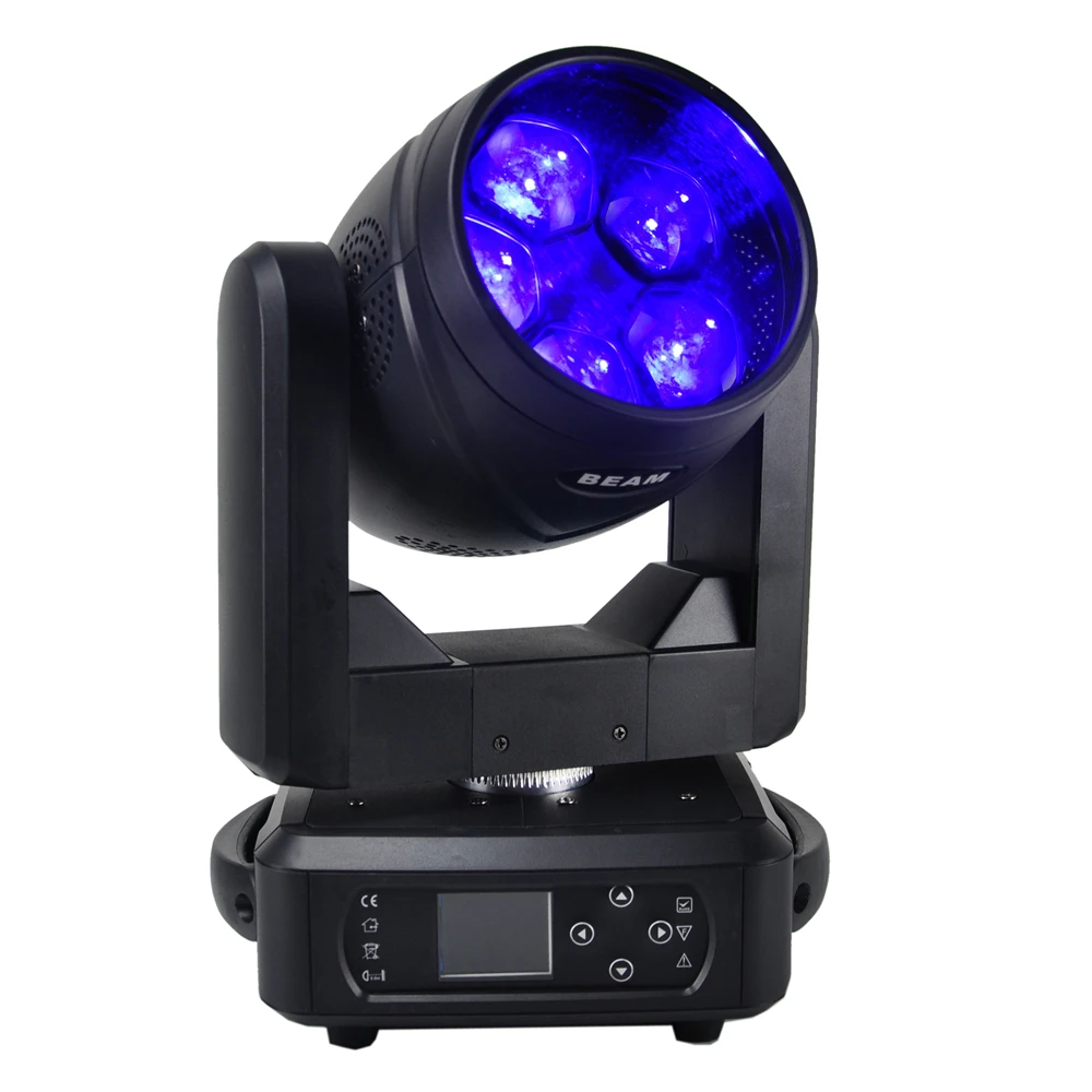 Imagem -04 - Bee Eyes Zoom Led Moving Head Light Rgbw 4in Feixe Lente de Lavagem Ultimate Girar Estágio Lente Zoom 5x40w