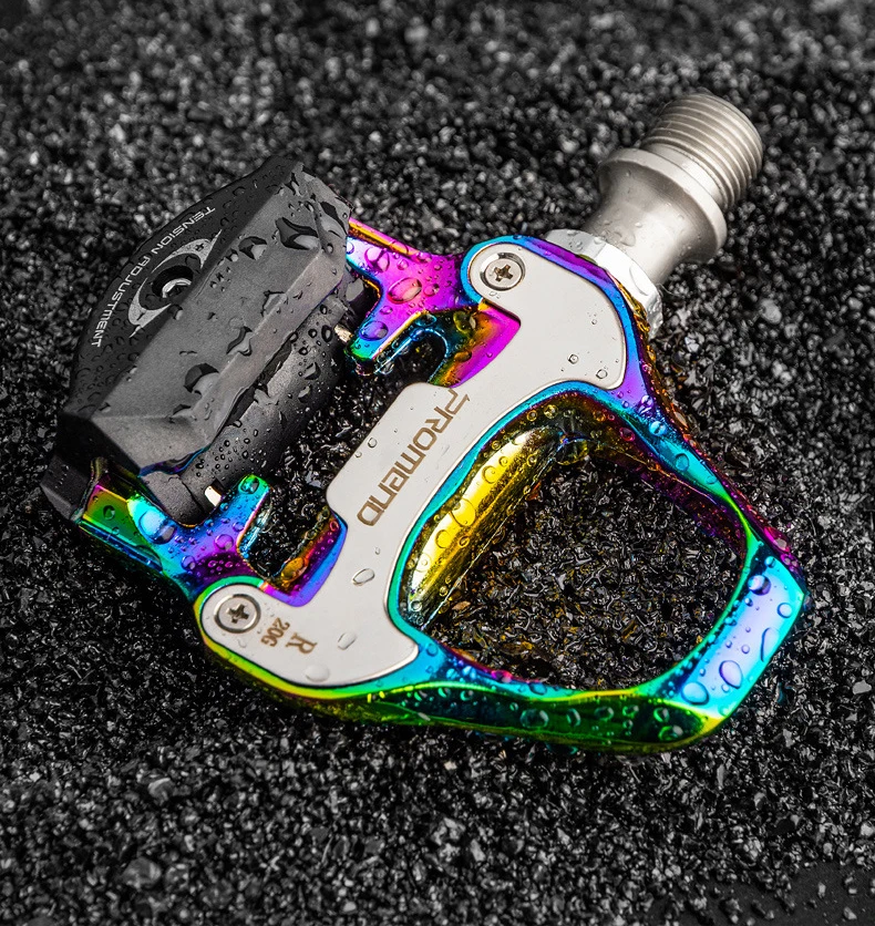 PROMEND Colorful Ultralight Bicycle Pedal MTB Road Bike Pedals Aluminum Alloy Anti-slip Bike Pedals Waterproof 3 Bearing Pedals