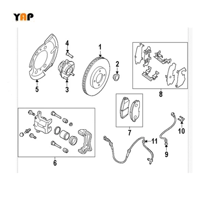 ABS SENSOR ANTISKID REAR Right For NISSAN PICKUP FRONTIER NP300 D22 D23 VG33 KA24 YD25 QD32 47900-VL30A