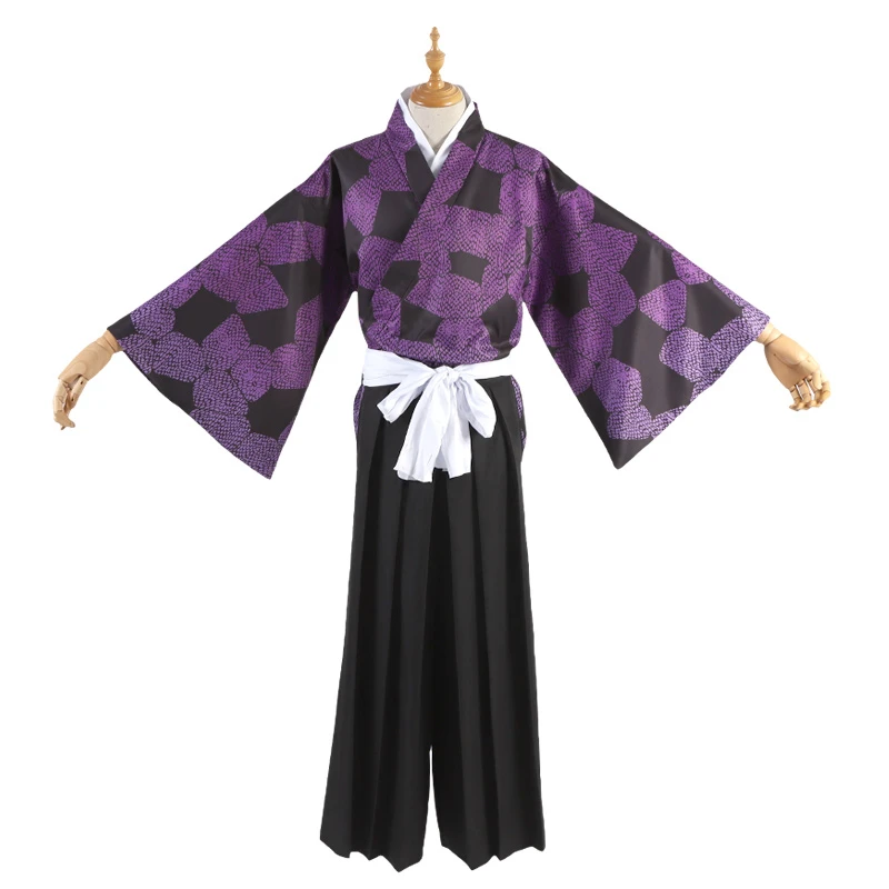 

Anime Kokushibou Clothing Cosplay Costume Kimono Purple Coat A