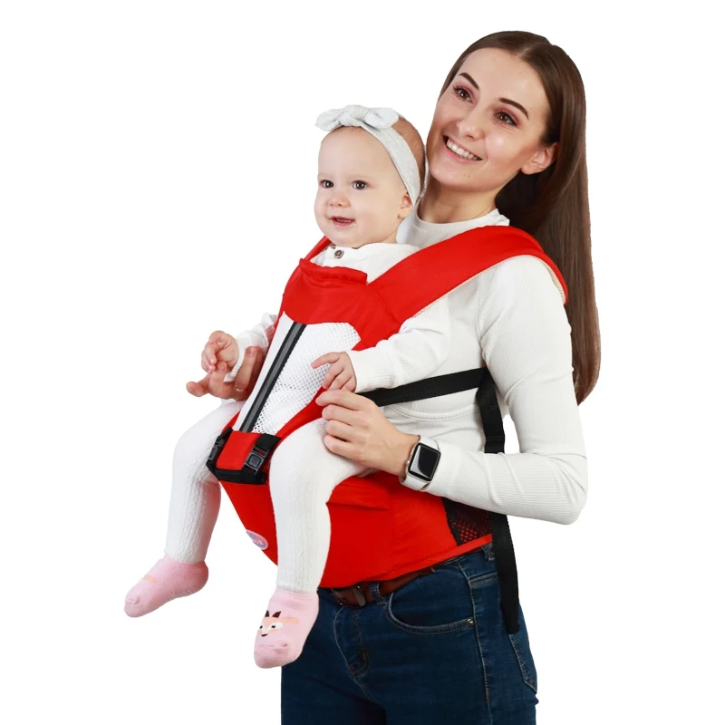 Four Seasons Children Multifunctional Breathable Shoulder Front Hold Baby Carrier Baby Waist Stool Maternal 0-3Y