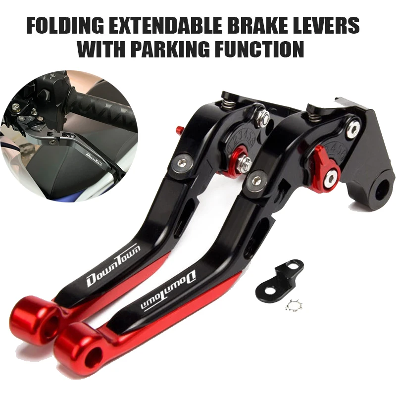 

For KYMCO DOWNTOWN 125i 200i 300i 350i DT 125 200 New Motorcycle Folding Extendable Brake Clutch Lever With Parking Function