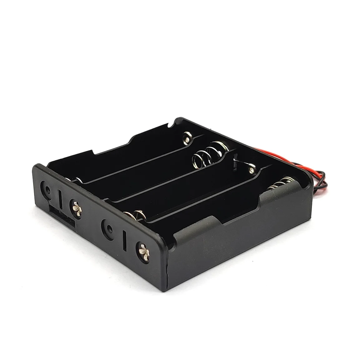 4*18650 Battery Case 4x 18650 Battery Box 18650 Battery Holder Case With Wire Leads DIY