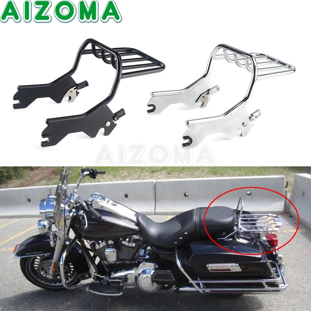 

For Harley Deluxe Heritage Classic Street Bob Softail Slim FLDE FLHC FLHCS FLSL FXBB FXST 18-20 Rear Luggage Rack Support Shelf