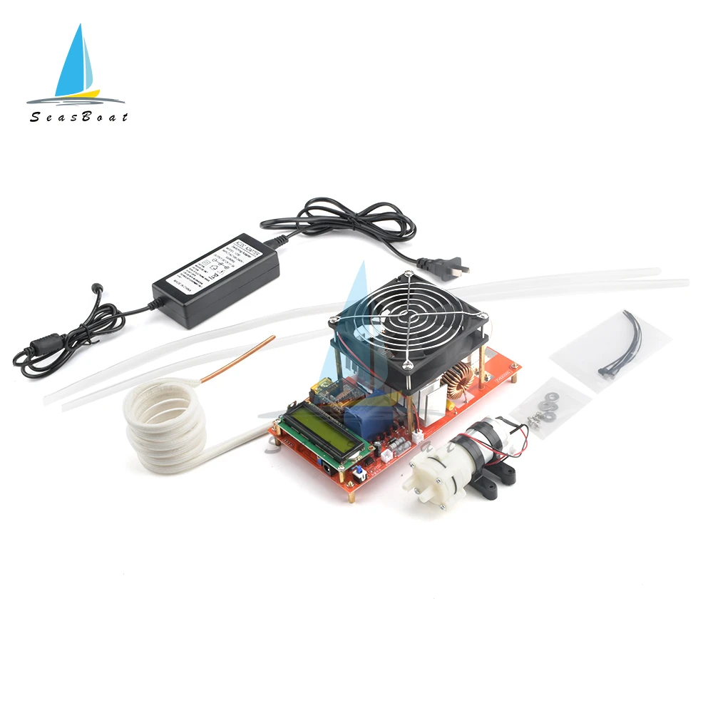 DC 24V-65V 2000W 48A High-Power ZVS เหนี่ยวนำแผ่นความร้อนเครื่องทำความร้อนแบบโมดูลเครื่องทำความร้อน Coil Power Adapter
